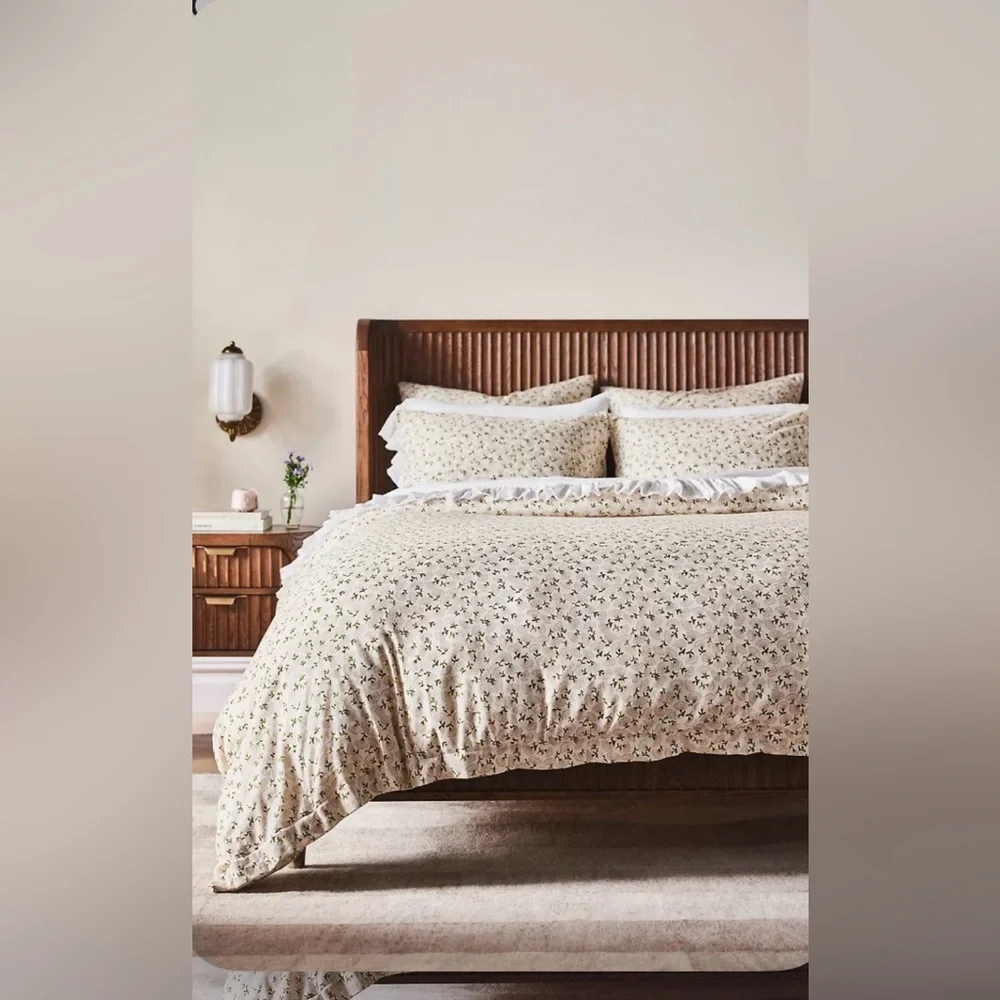 ▪️NWT Anthropologie Hannah Cozy Cotton Duvet Cover